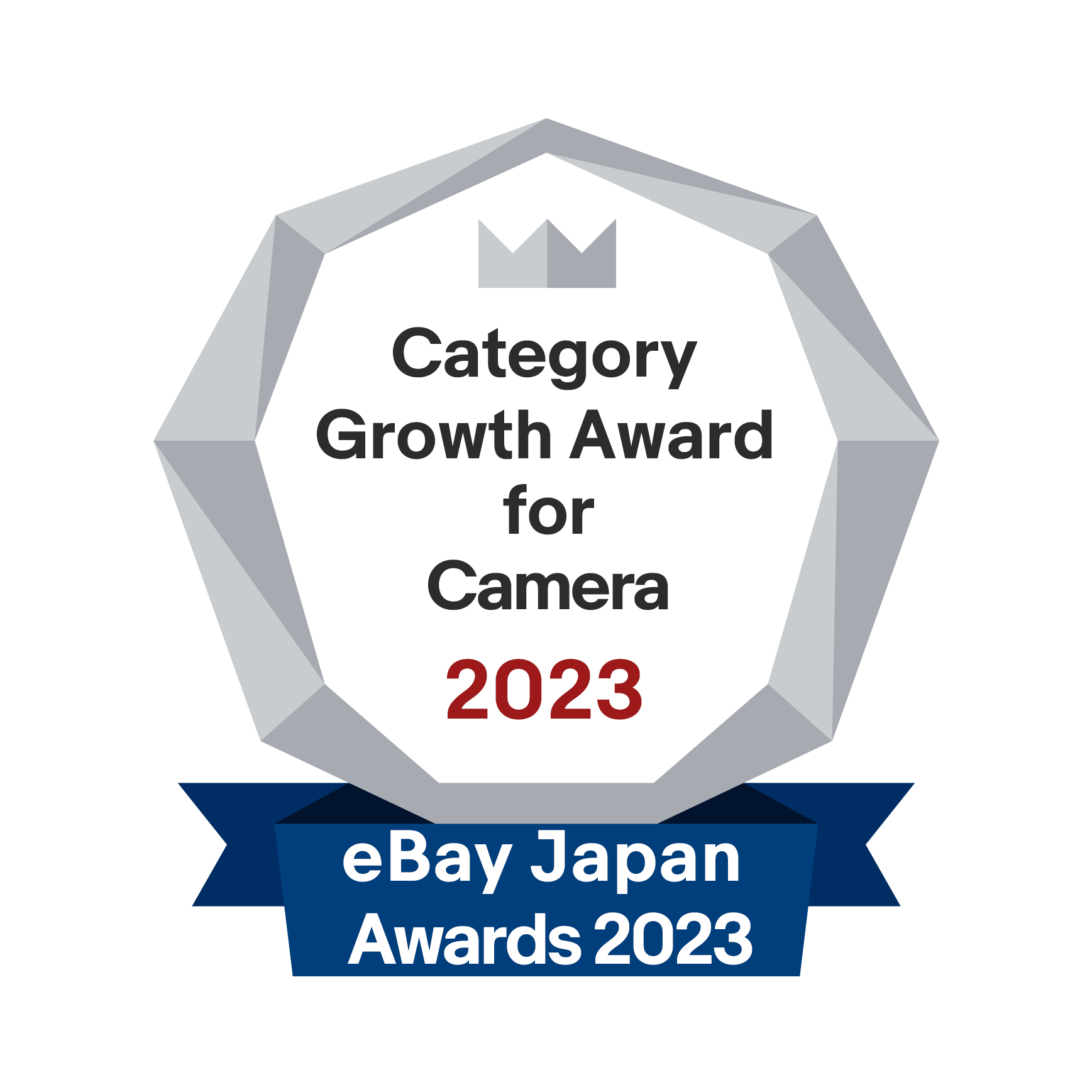 エンブレム：Category Growth Award for Camera 2023